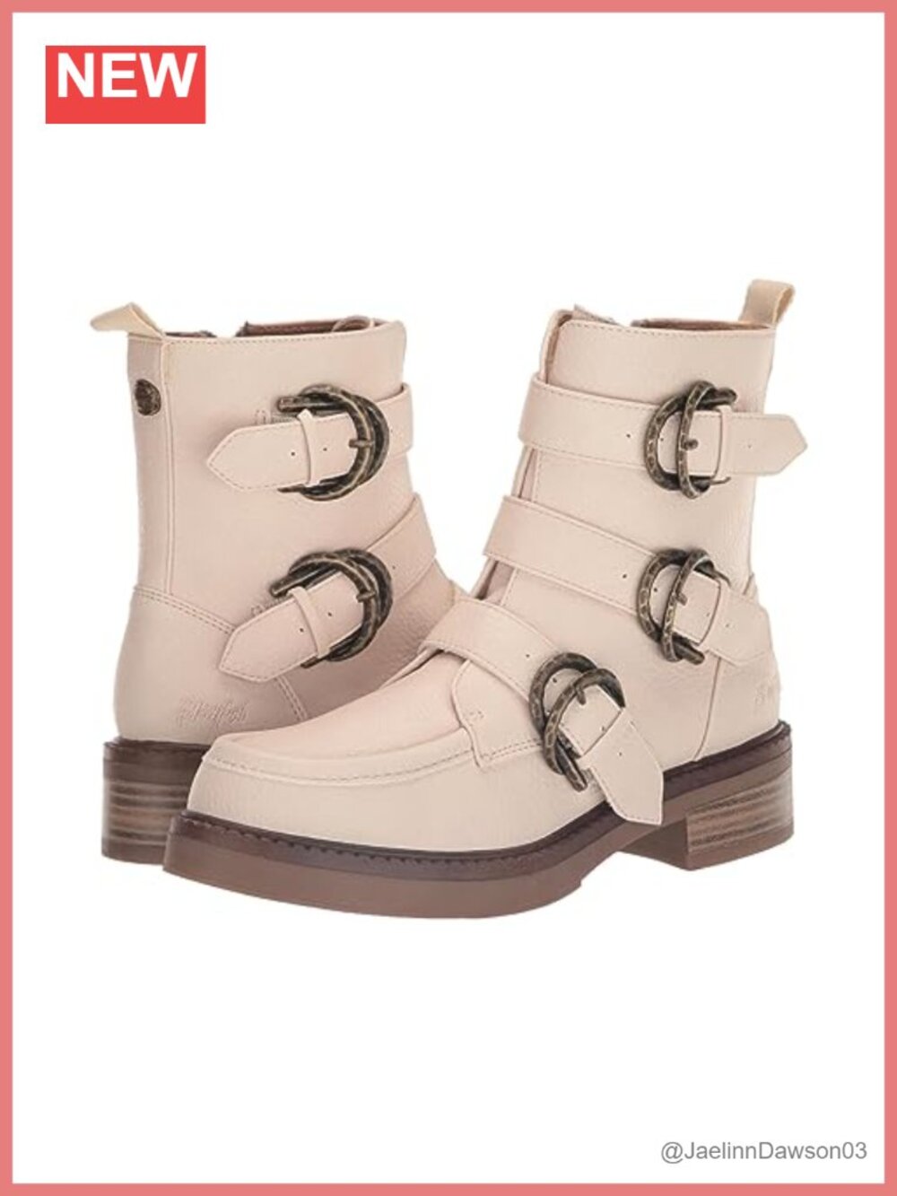 Faux Leather Ankle Bootie Zip Closure Cushioned Footbed Buckle Winter